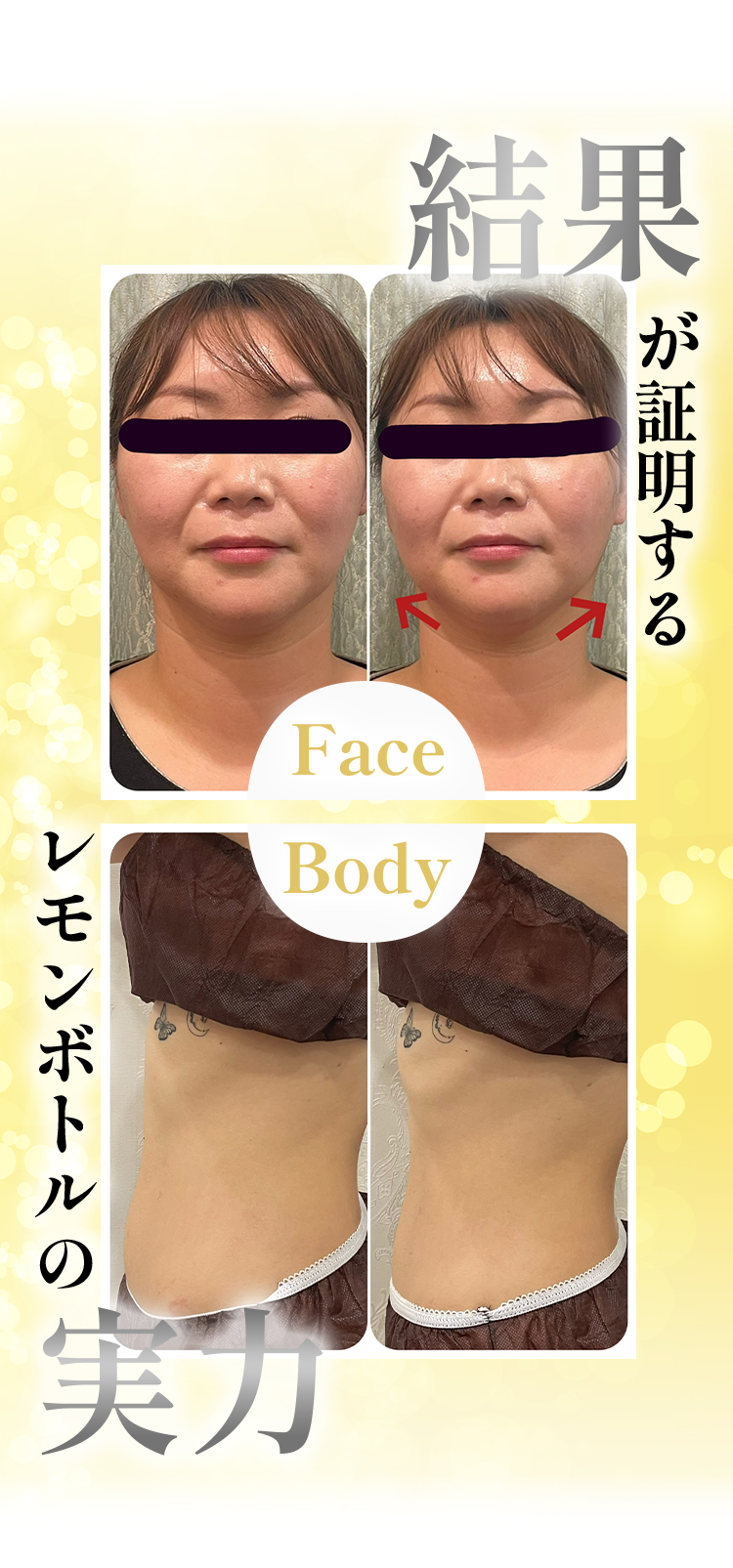 結果が証明するレモンボトルの実力